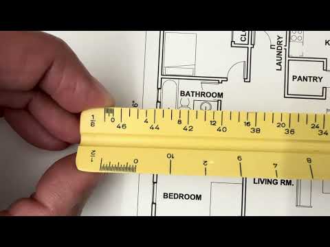 How to use an 1/8" Architectural scale (1 of 2)