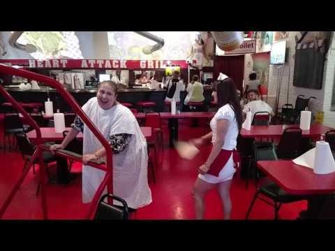 Cody got a good POP at the Heart Attack Grill
