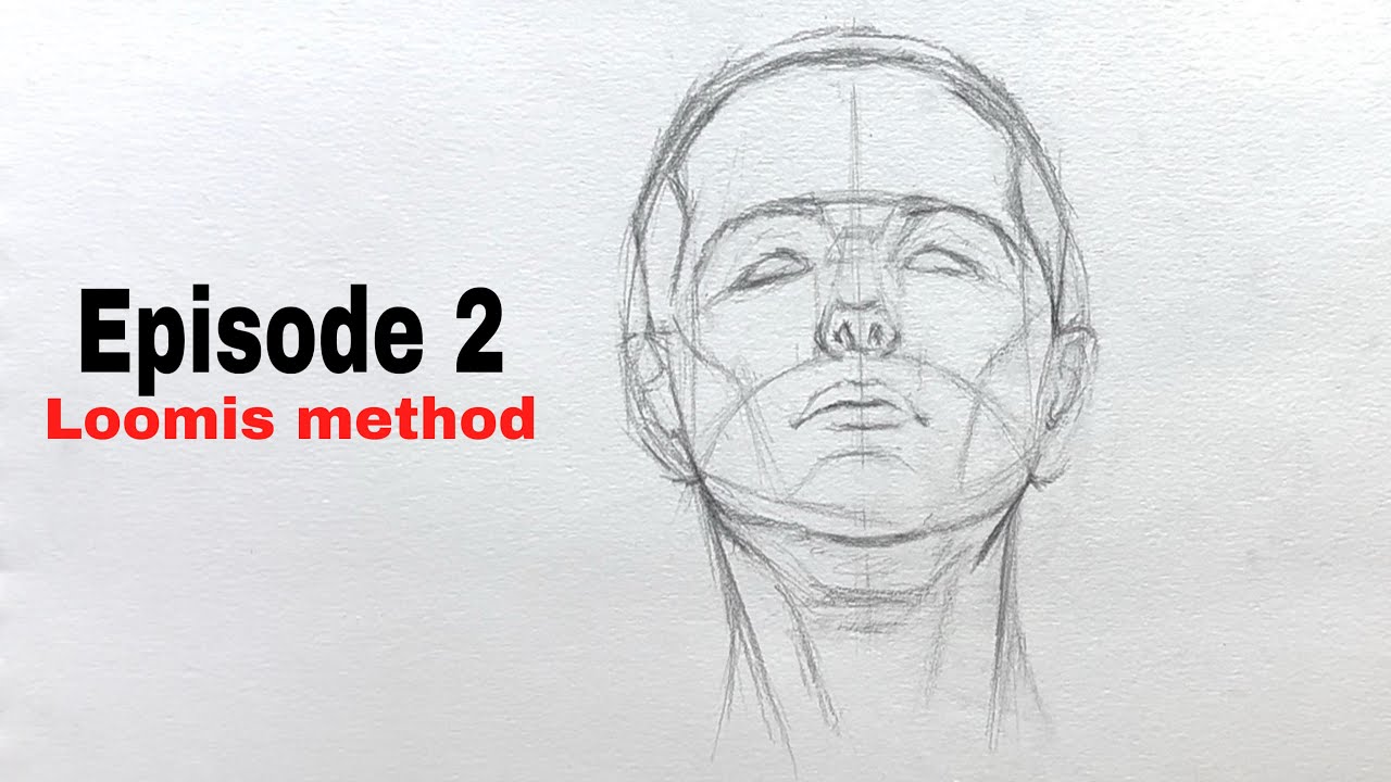 Episode 2 – Draw the Head Looking Up | Loomis Method Simplified