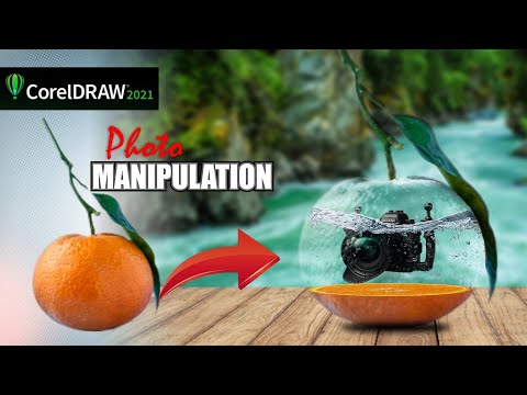 🎨 Master the Art of Photo Manipulation | Step-by-Step Coreldrow Tutorial 🔥