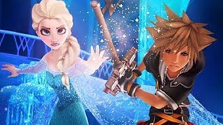 All Disney Worlds FROZEN, Toy Story, Tangled, Big Hero 6 Full Movie All Cutscenes - Kingdom Hearts 3