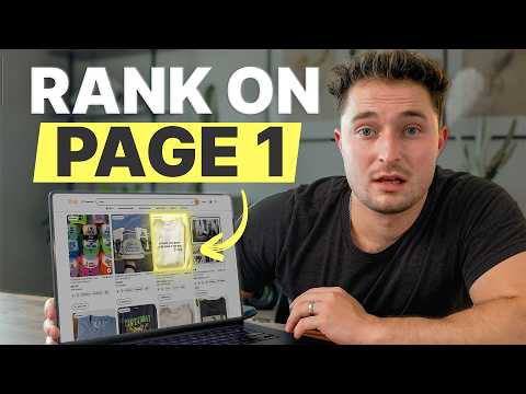 How I Rank on Page 1 of Etsy Search Results FREE