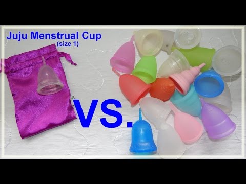 Juju Cup (Original) vs Various Menstrual Cups - Comparison