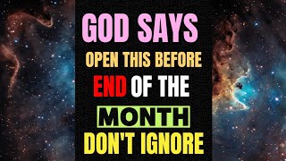 😱God Says: DON'T LEAVE ME😱 | God's Message Today | Call of God