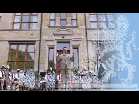 Maibaum in der Bayerischen Vertretung - Bayern