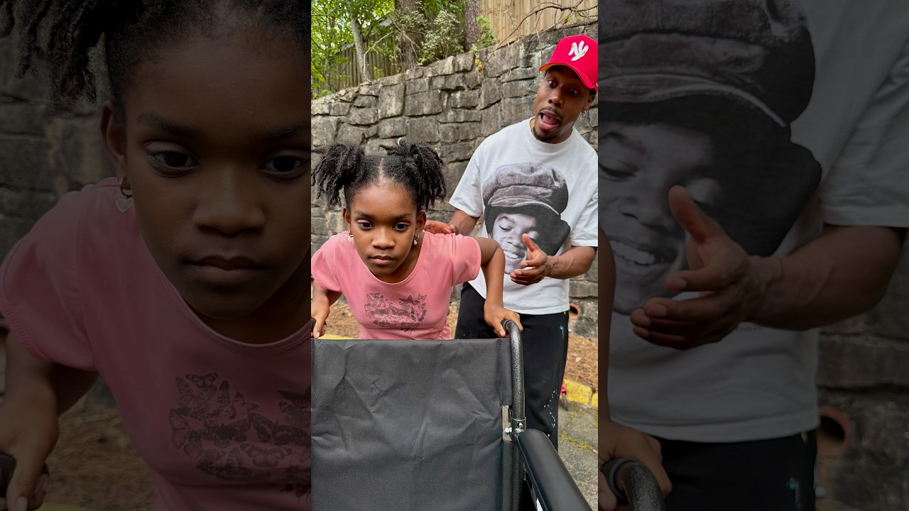 When Keke rolls up on the neighbor and leaves a nasty mark