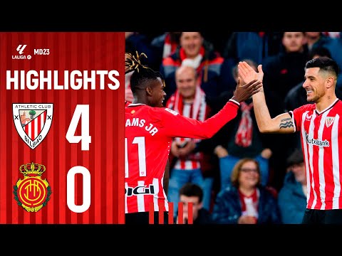 RESUMEN | Athletic Club 4-0 RCD Mallorca | LaLiga EA Sports 2023-24 MD23
