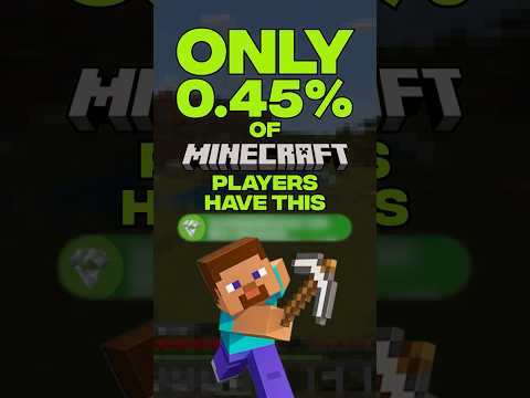 ONLY 0.45% of Minecraft Players Have This Ultra Rare Achievement