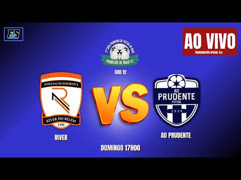 AO VIVO: RIVER DO BELÉM X AD PRUDENTE - FUTSAL - 3ª COPA PRIMEIRO DE FUTSAL DE BASE 2026 - SUB 12