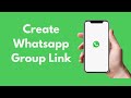 How to Create Whatsapp Group Link (2021)