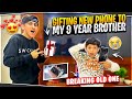 Breaking My 9 Year Brother Phone And Gifting Him New Gaming Phone Garena Free Fire