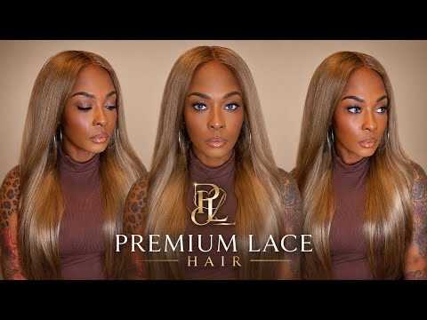 20inch Straight Lace Front Wig 613 Color Peruvian Blonde Hair Instock