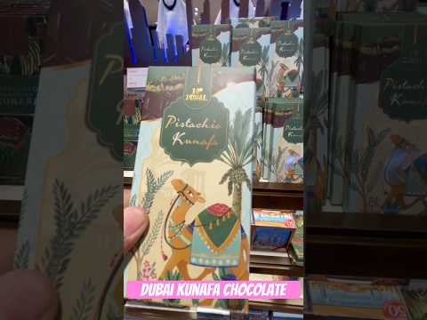 Buying  Pistachio Kunafa Dubai Chocolate available in Dubai Duty Free Airport #shorts #chocolate