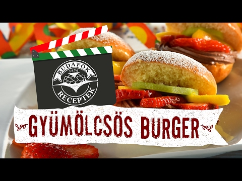 Budafoki élesztő: Gyümölcsös burger