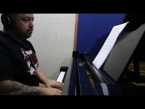Piano | Rafael Castilhol gravando no disco do cantor Milthinho