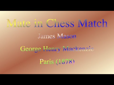 James Mason vs George Henry Mackenzie - Paris (1878)