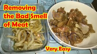 100% Solution to Remove Bad Smell from Meat