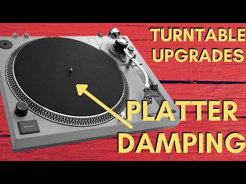 SOUNDECK PLATTER DAMPING REVIEW & 'STRIKE' TESTS OF L-3808, AT 120X & 140 PLUS DEBUT EVO TURNTABLES
