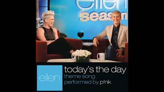 Todays the Day - P!nk (From the Ellen Degeneres Show) {slowed}