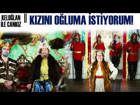 Keloğlan İle Cankız Türk Filmi | Keloğlan'ın Anası Padişahın Kızını İstiyor!