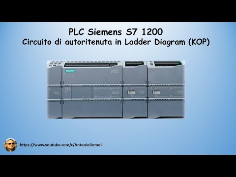 Tia Portal set/reset merker con autoritenuta. Set Reset merker self holding circuit (Video 8.1)