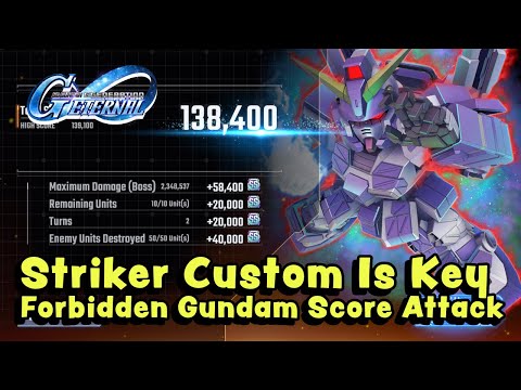 How To Deal 2.3 Million Damage With Striker Custom On Score Attack (SD G Generation Eternal)