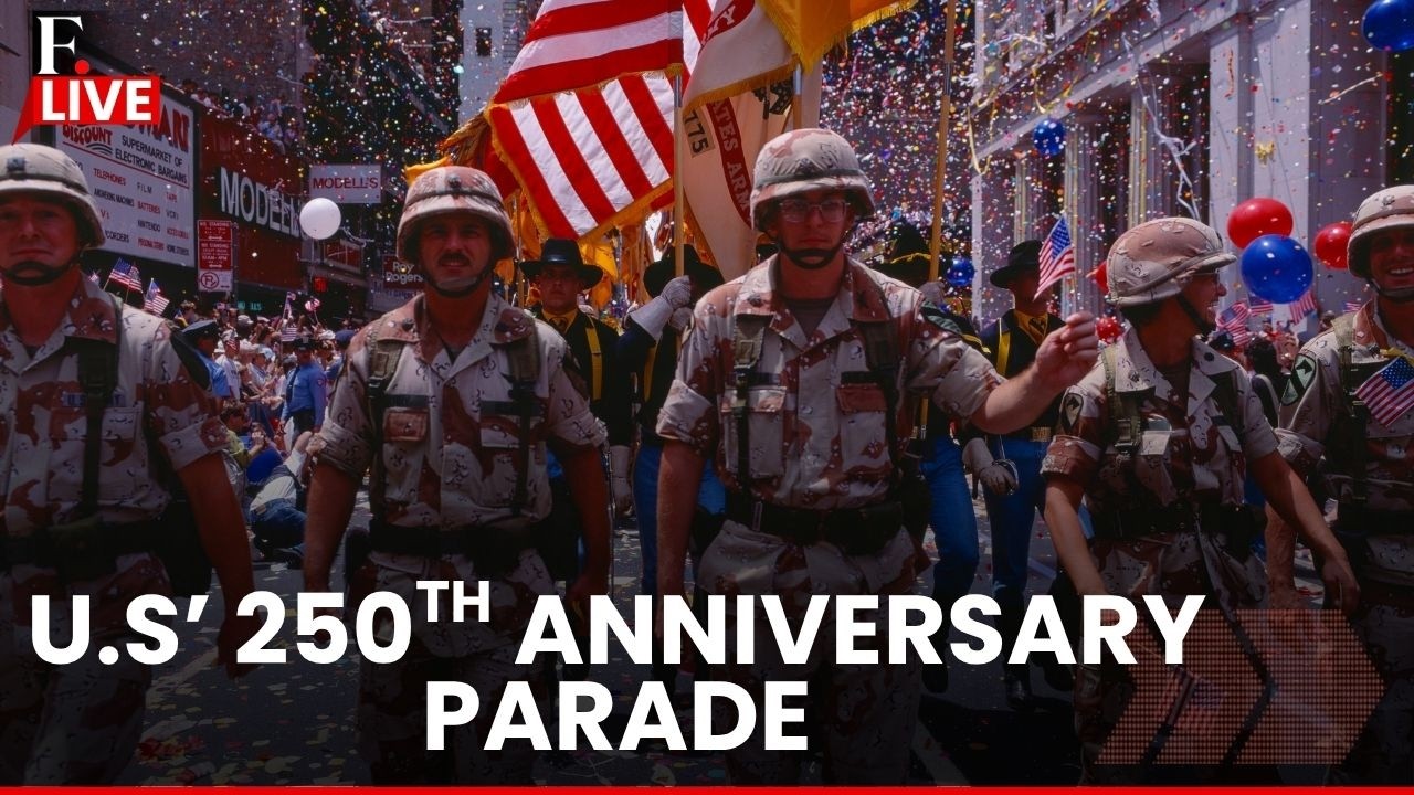 US Anniversary Parade LIVE: 250th Anniversary Parade in USA |Trump |US Military Parade |Memorial Day