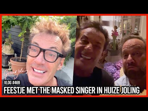 FEESTJE MET THE MASKED SINGER IN HUIZE JOLING - GERARD JOLING - VLOG #469