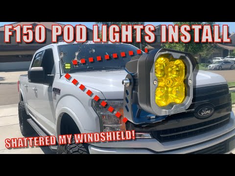 LasFit 3 inch Offroad Pod Lights Installed onto my F150 // IT GOES HORRIBLY WRONG!!