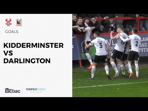 Goals: Kidderminster Harriers v Darlington