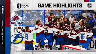 Cup Final, Gm6: Avalanche @ Lightning 6/26 | NHL Playoffs 2022