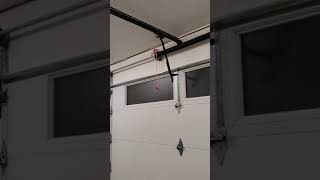 How to manually lock a garage door.