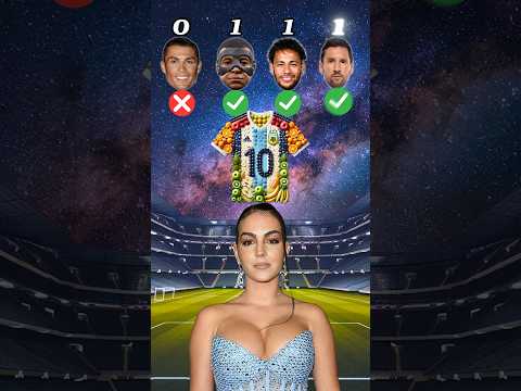 Ronaldo🐐 vs Neymar Jr😍 vs Mbappe🐢 vs Messi👑 - Georgina pregunta 😍