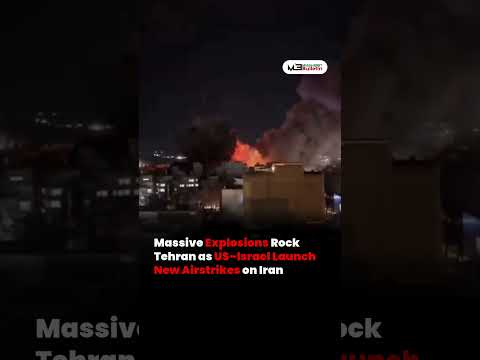Massive Explosions Shake Tehran Amid New US–Israel Airstrikes