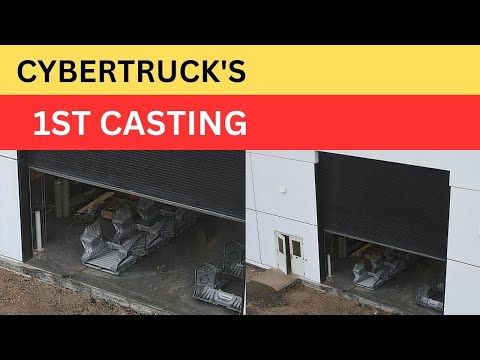 This Is Tesla Cybertruck's FIRST Front Casting at Giga Texas