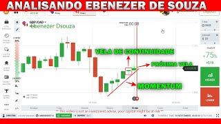 Analisando Ebenezer de Souza DUBLADO (Ebenezer Operando Vela a Vela análise) Ebenezer Trader