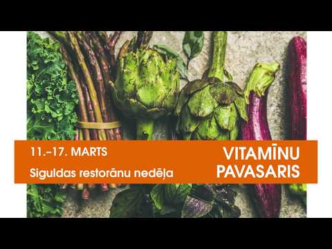 Aicina baudīt „Vitamīnu pavasari” Siguldas Restorānu nedēļā