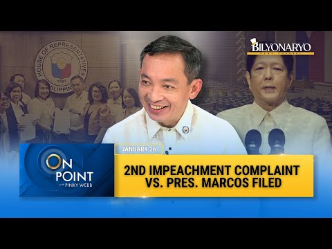 On Point: 2nd Impeachment Complaint vs. PBBM Filed at House of Representatives | Rep. Antonio Tinio