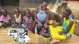 My Twins Are Back/American Package/ @africannyako #villagelife #world #lifestyle #africa