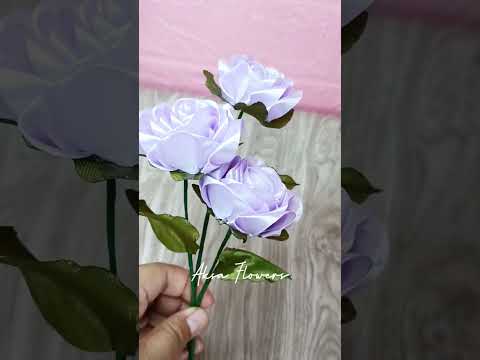 satin ribbon flower #shorts