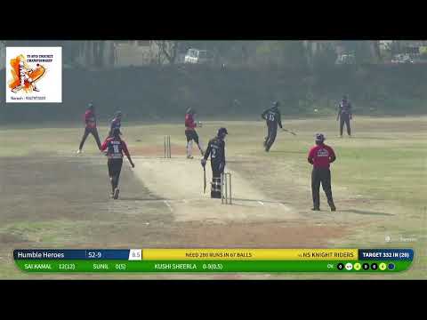 TS HYD Cricket Championship- 09 / NS Knight Riders vs Humble Heroes / Match no 34
