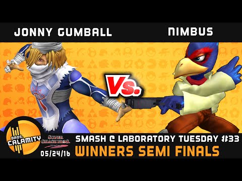 S@LT #33 | Jonny Gumball (Sheik) vs Nimbus (Falco) - Winners Semi Finals - SSBM