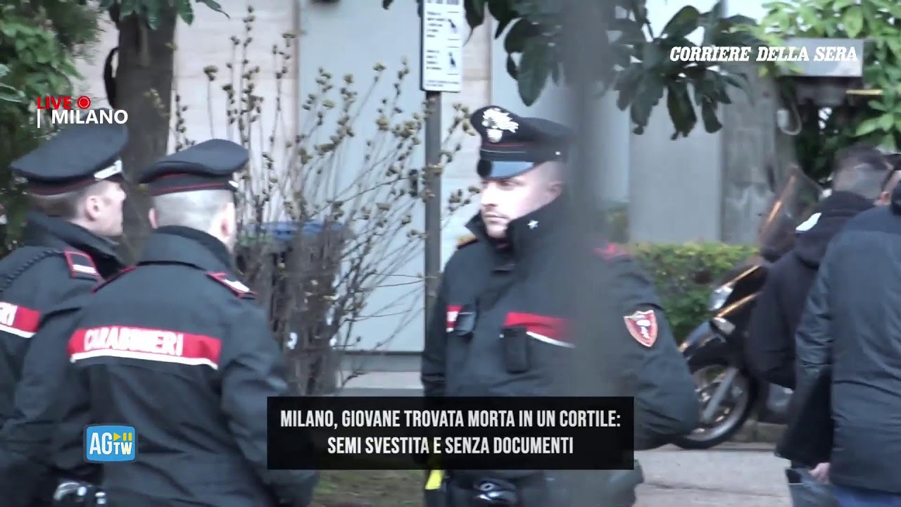 Milano, giovane trovata morta in un cortile