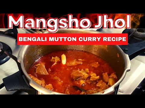 MANGSHO JHOL | BENGALI MUTTON CURRY RECIPE | REAL BANGLA FOOD | SPICY CURRY RECIPE | MUTTON CURRY