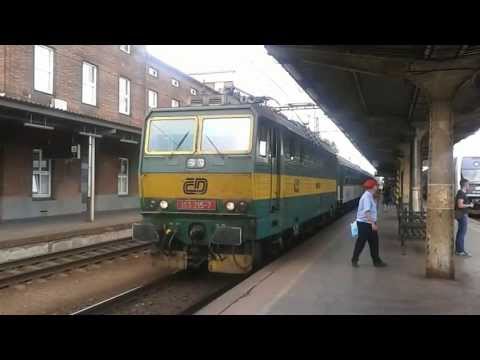Elektrická lokomotiva 163 215 Peršing - Os 3741 - Olomouc hl. n.