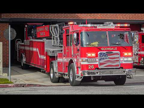 GLNFD Truck 26, Engine 26, Engine 22, BLS 26 & BLS 21 Responding