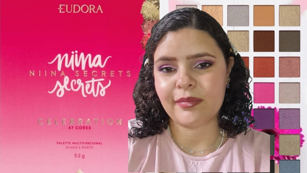Palette 🎨  Celebration Niina Secrets com Eudora #tutorial #tutorialmakeup #maquiagem #eudora