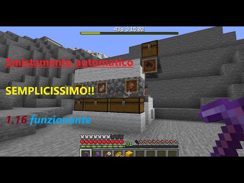 Minecraft|Smistamento automatico semplice