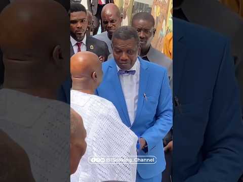 MOMENT WHEN PST JERRY EZE & PST E.A ADEBOYE WAS ENTERING FAIT TABERNACLE 4 DAVID OYEDEPO'S BIRTHDAY