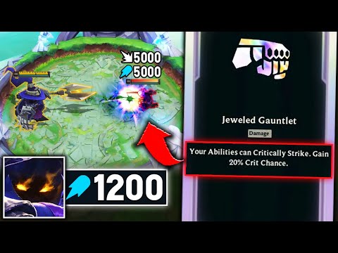 When a 1200 AP Veigar gets Jeweled Gauntlet, it's a free win (CRIT FOR 5000 DAMAGE)